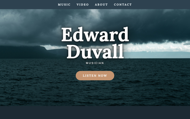 Edward Duvall website